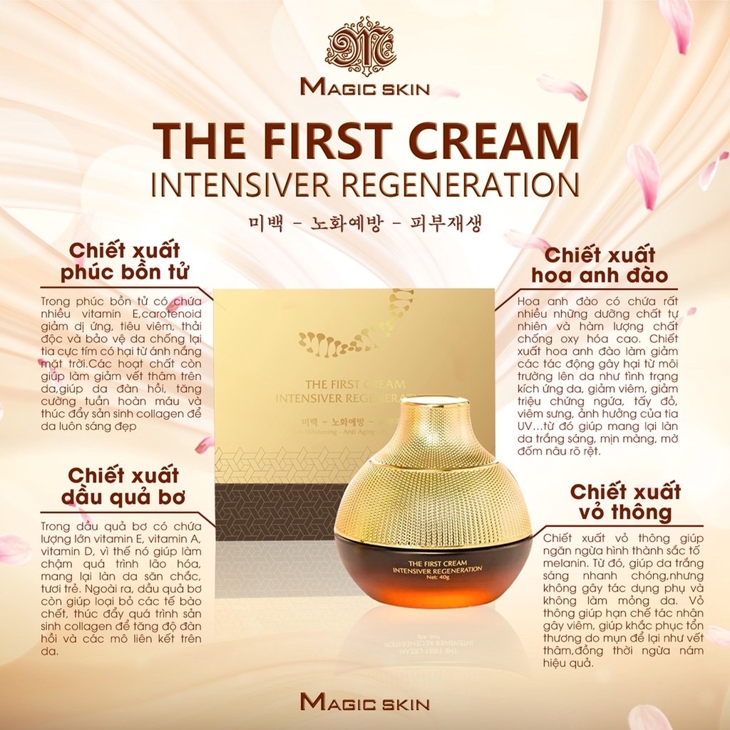 KEM TÁI SINH ban đêm Magic Skin CHÍNH HÃNG| Phục hồi da HƯ TỔN