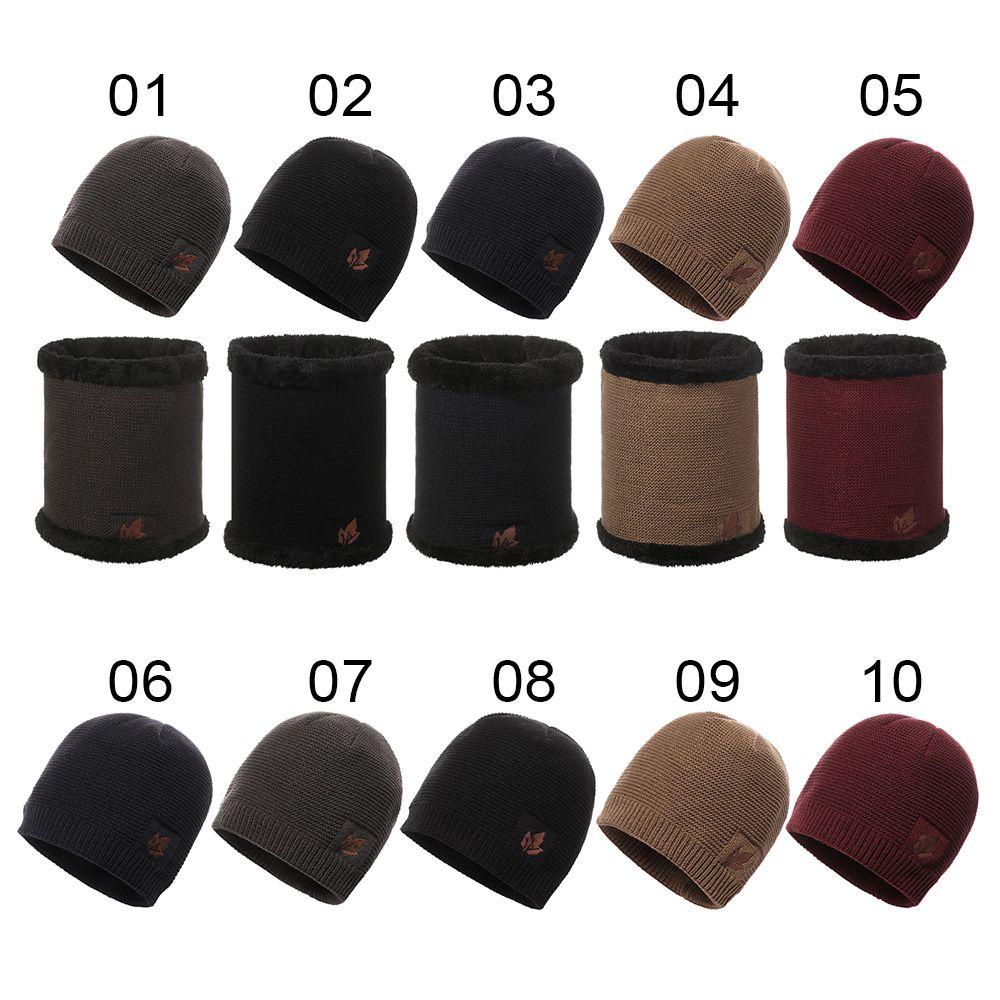 PINEVN Set Mũ beanie Kèm Khăn Choàng Cổ Co Giãn Thời Trang