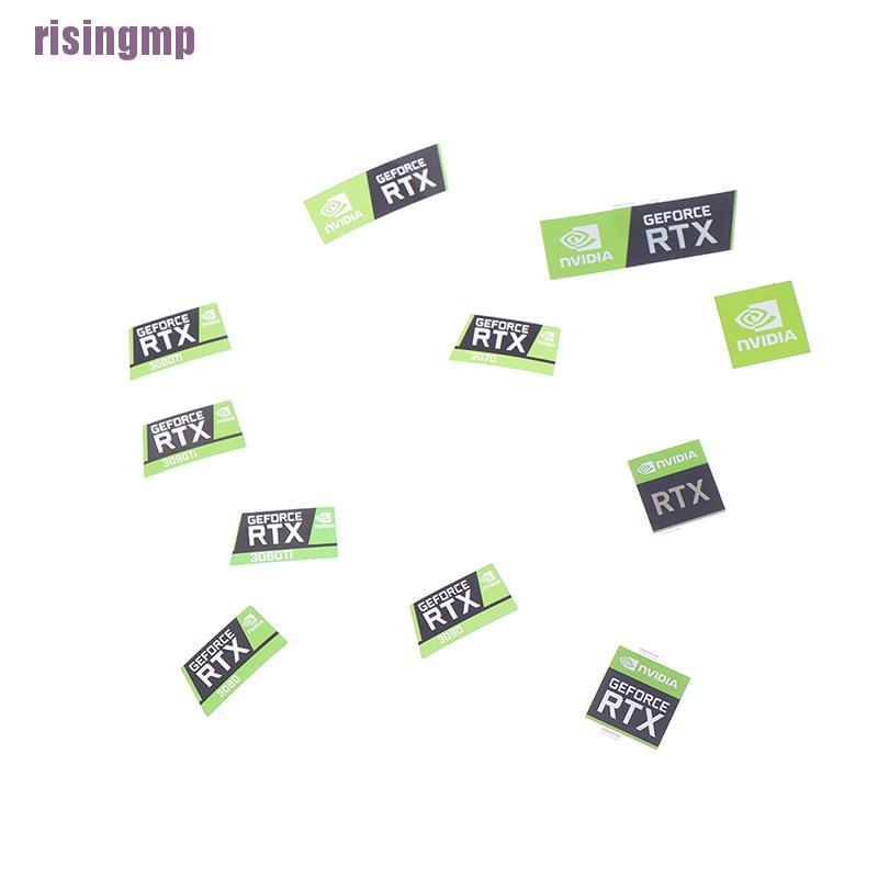 Miếng dán trang trí laptop hình Rtx 3090TI 3080TI 3070 3060