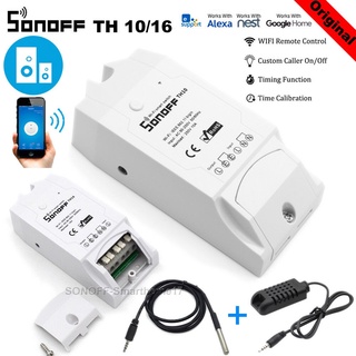 Công tắc Sonoff th16/th10 kết nối wifi thông minh cảm biến nhiệt độ/ độ ẩm