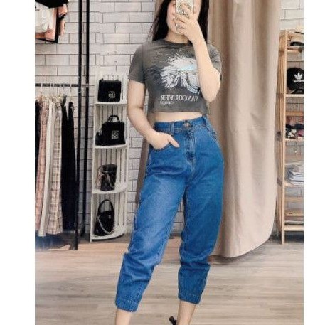 Quần Jeans nữ gấu chun siêu đẹp