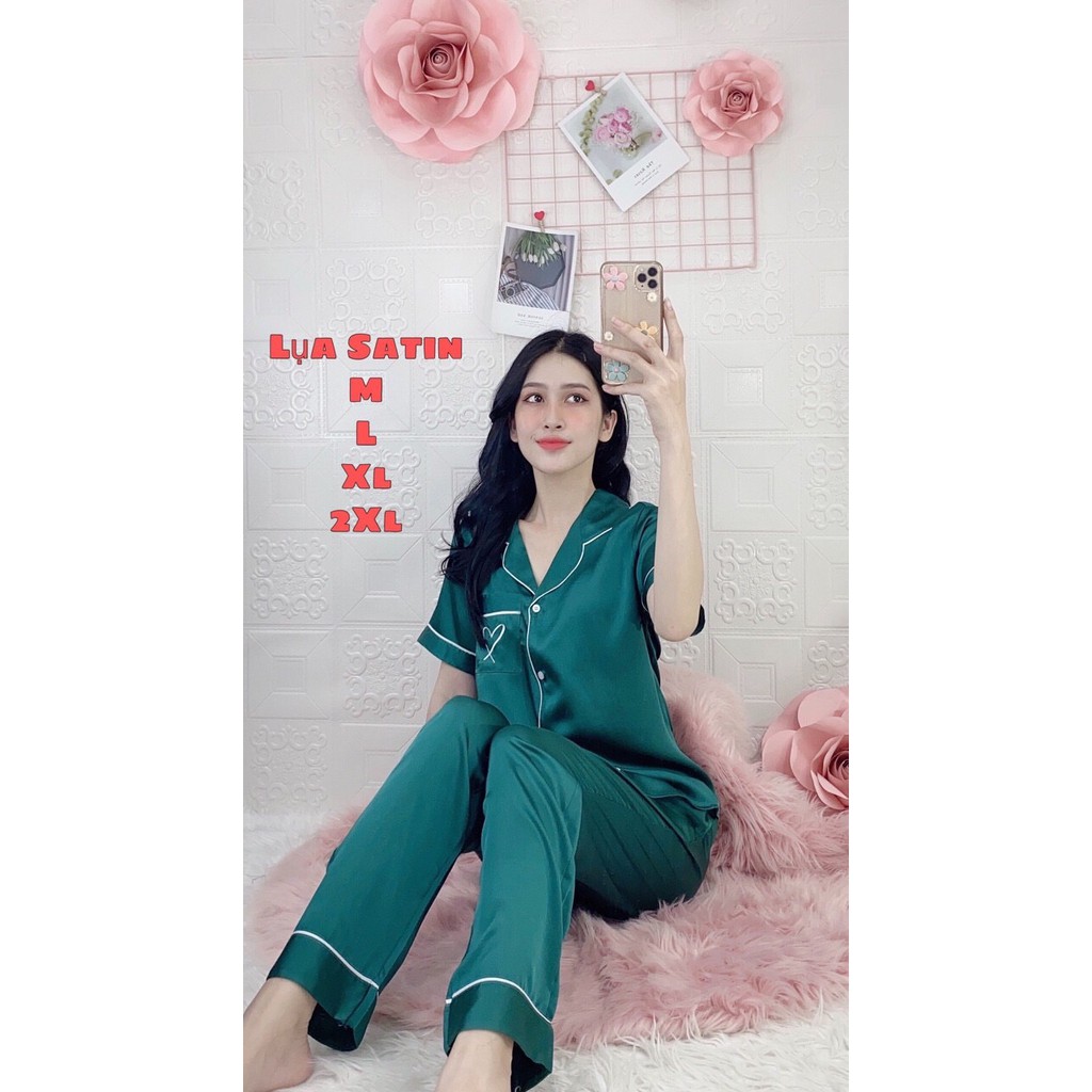 HOT - HOT - HOT - HÀNG MỚI VỀ PIJAMA LỤA SATIN CAO CẤP DÀI TAY NGẮN VIỀN TRẮNG ĐƯỢC ƯA CHUỘNG NHẤT 2020 | BigBuy360 - bigbuy360.vn