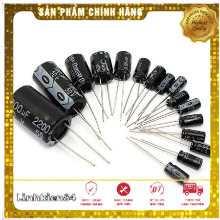 Tụ hóa- tụ phân cực nhiều giá trị