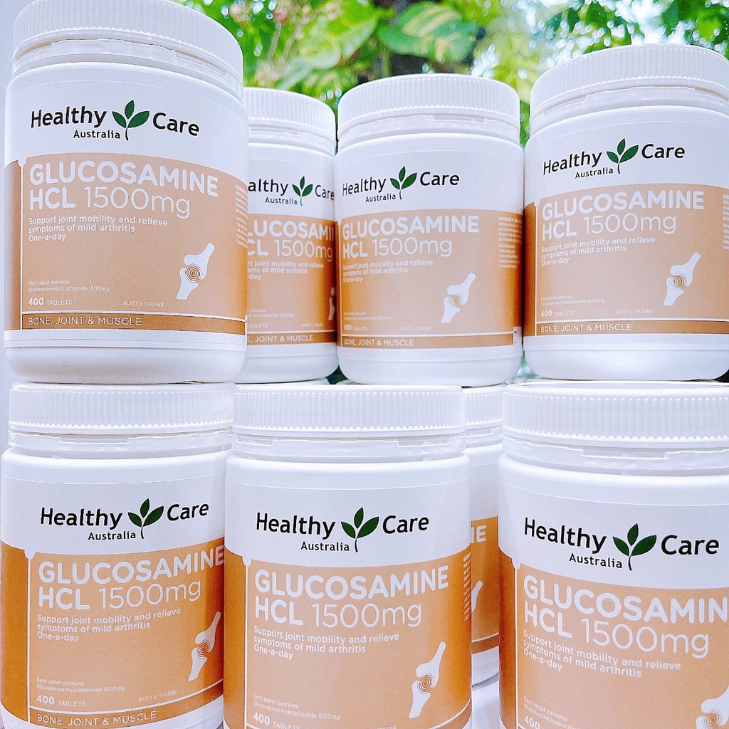 Viên uống bổ xương khớp Healthy Care Glucosamine HCL 1500mg 400 viên