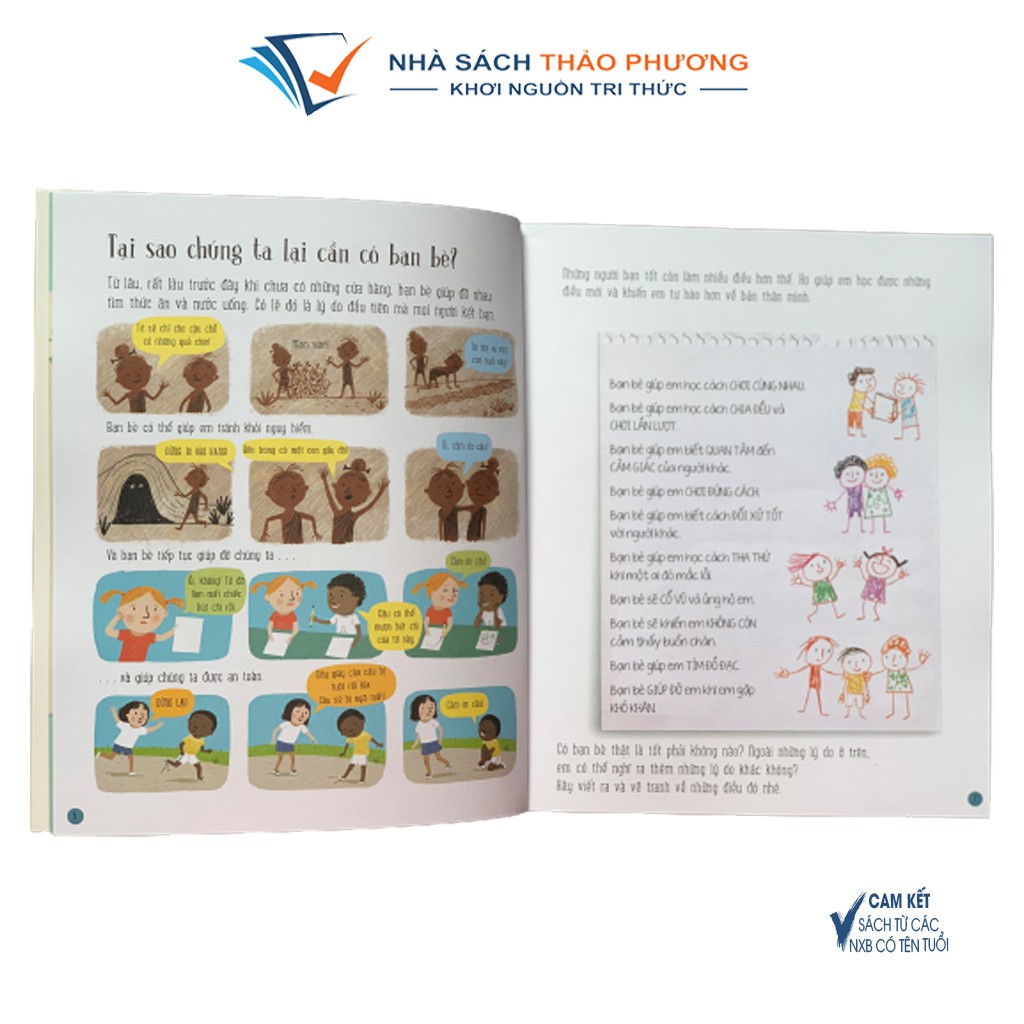Sách Phát triển chỉ số EQ - Tất Tần Tật Về Bạn Bè, Về Cảm Xúc - All About Friends/ All About Feelings - Combo 2 cuốn