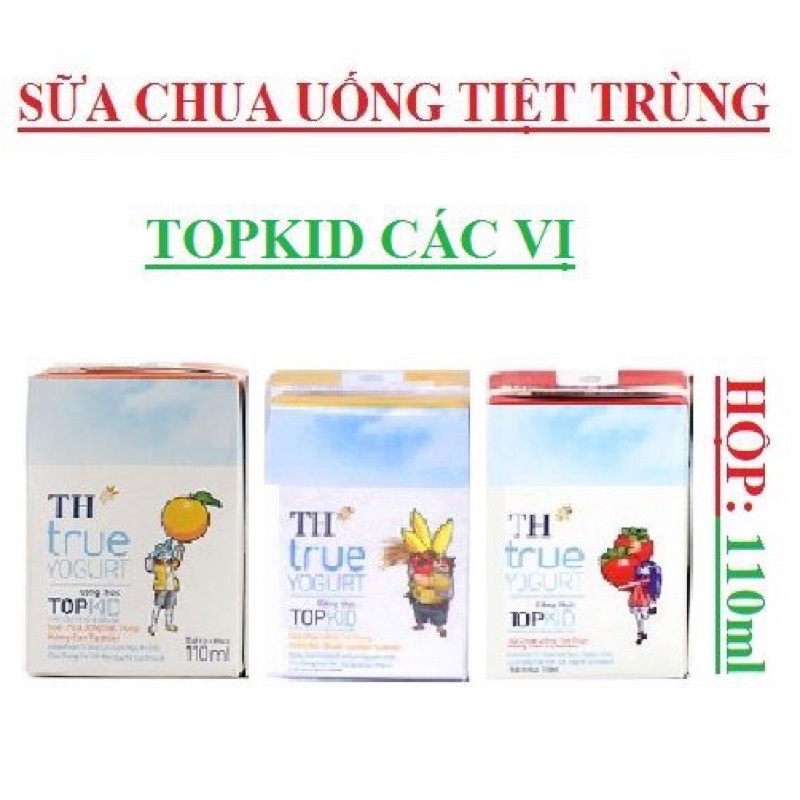 Sữa chua uống TH true yogurt topkid lốc 4hộp 110ml