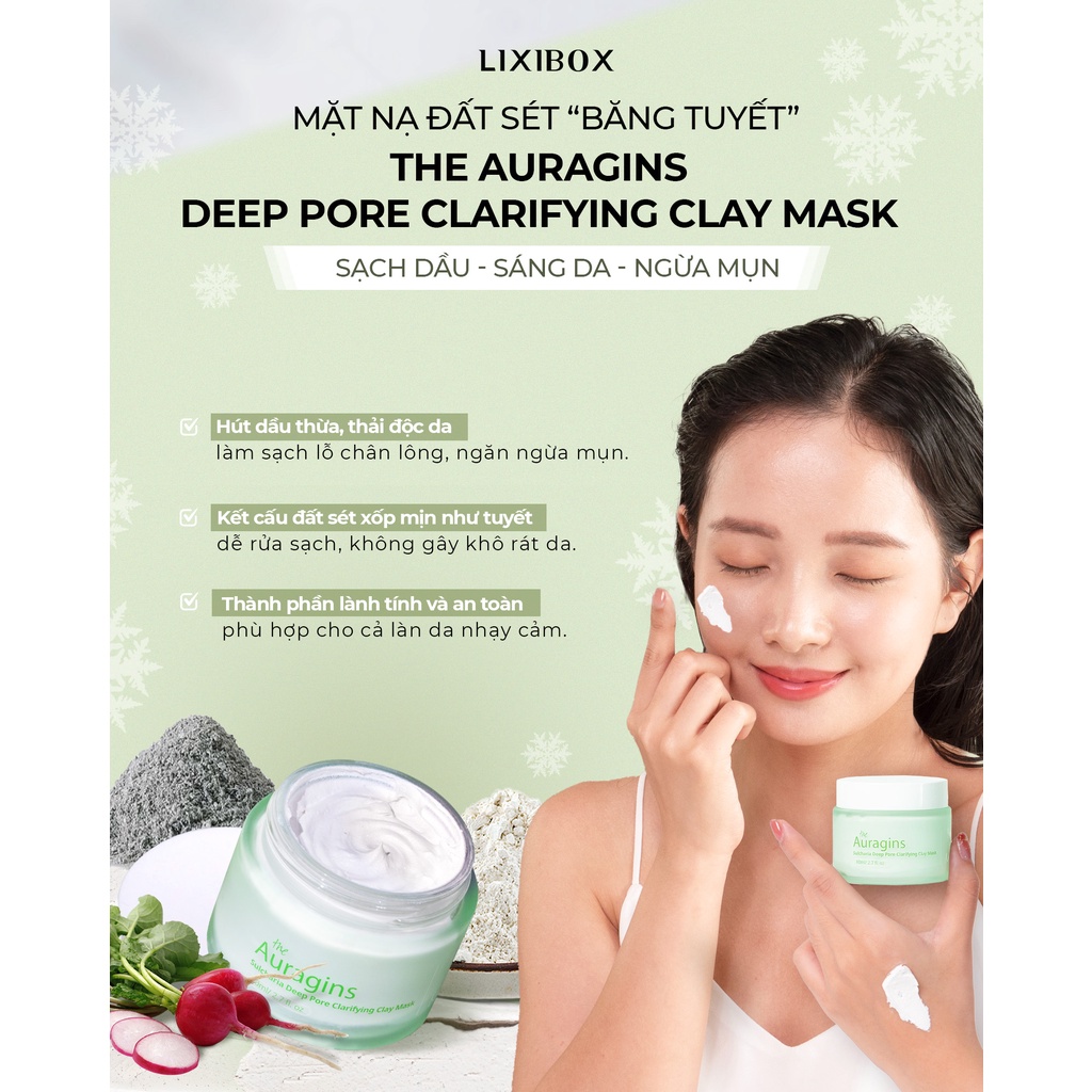 Mặt Nạ Đất Sét The Auragins Sulcharia Deep Pore Clarifying