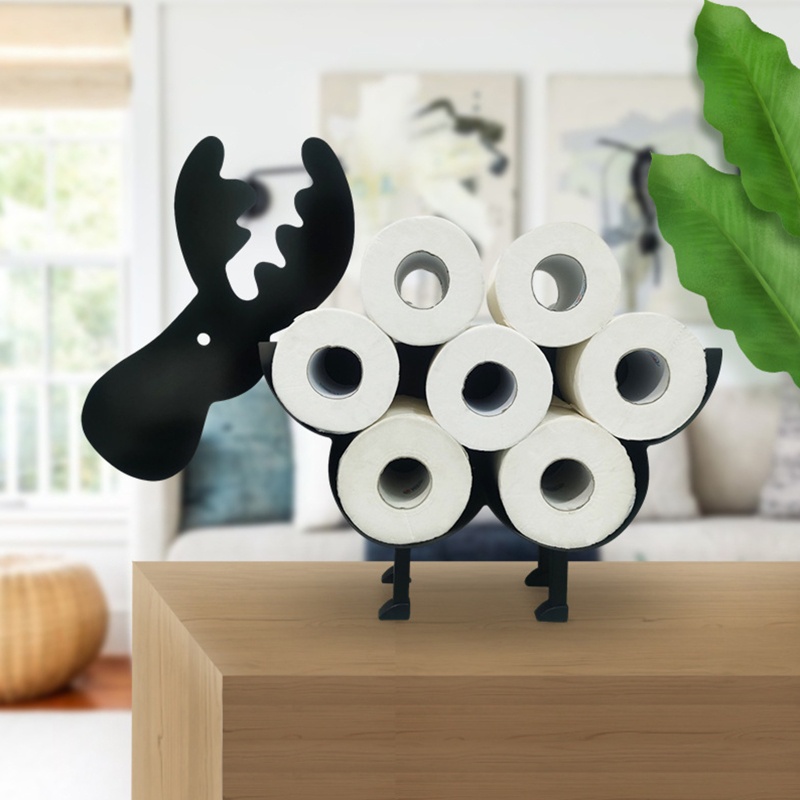 Giá Đỡ Cuộn Giấy Vệ Sinh Hình Chú Hươu Nghệ Thuật Độc Đáo Trang Trí Nhà Cửa