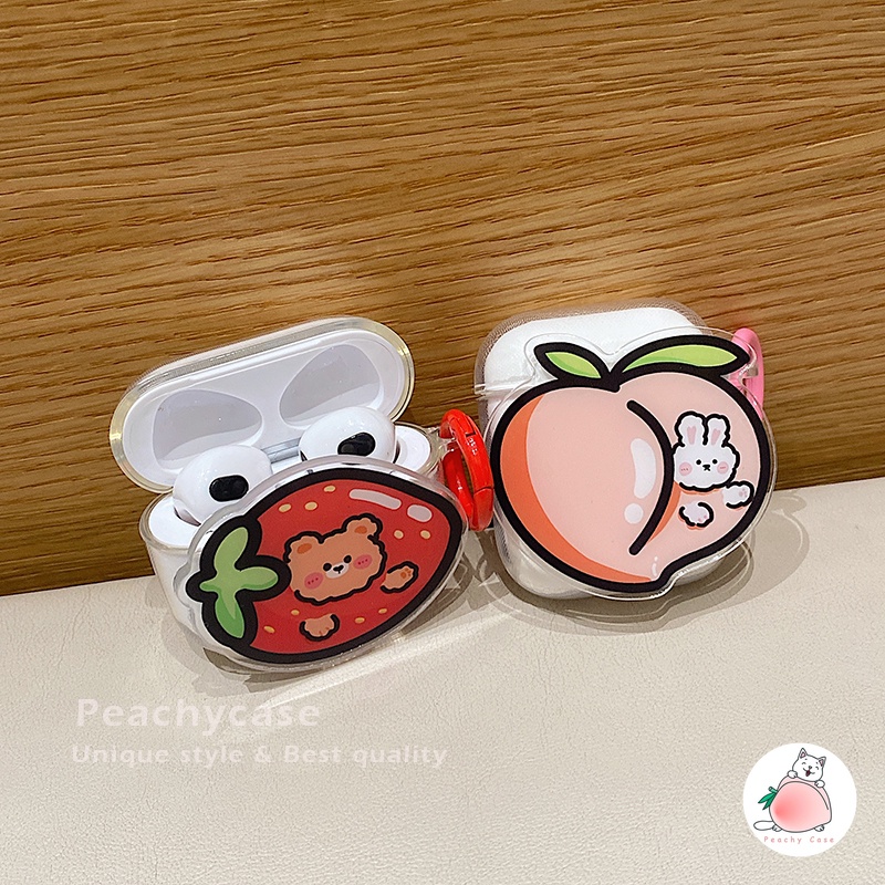 Vỏ Bảo Vệ Hộp Sạc Tai nghe không dây Airpods 1 2 Pro Air Pod 3 Bằng TPU Họa Tiết Hoạt Hình Hamburg Dễ Thương