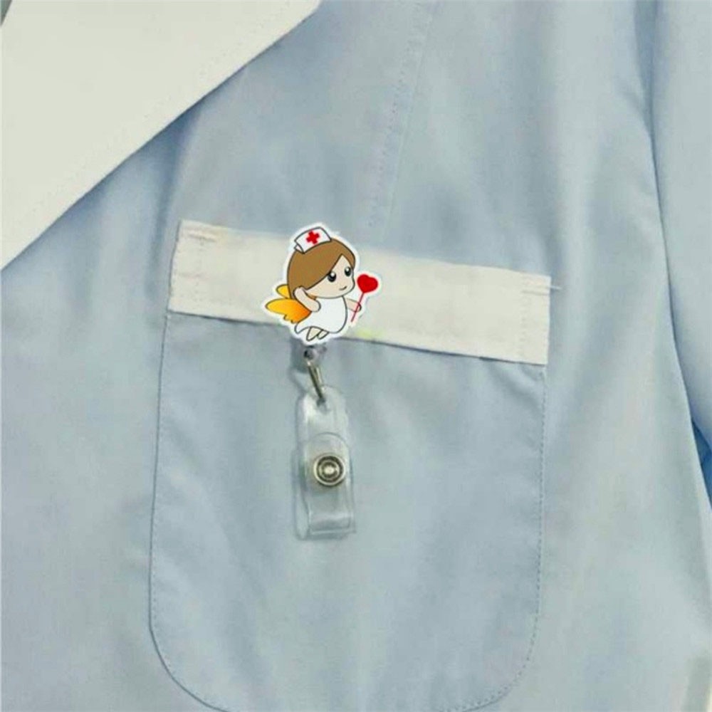 Kẹp bảng tên hình hoạt họa đáng yêu tiện lợi