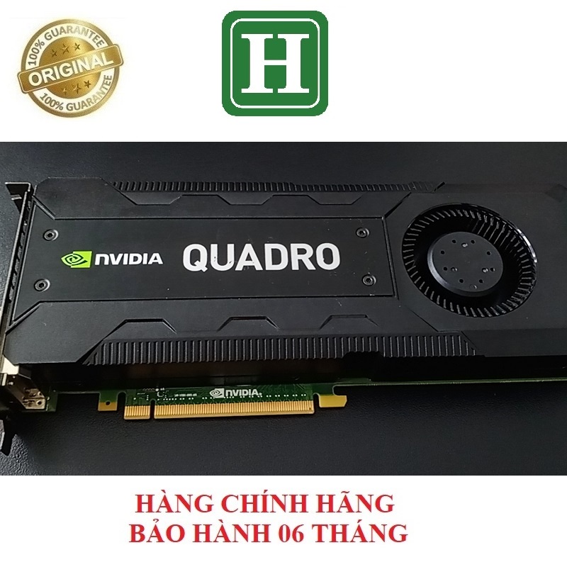 Card màn hình Nvidia Quadro K5200 8GB GDDR5 256 Bit, hàng tháo máy chính hãng bảo hành 6 tháng