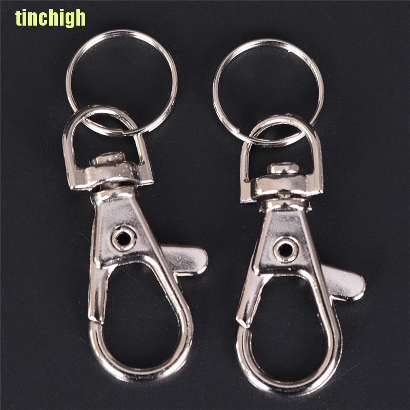 Set 10 móc khóa cài xoay được dành cho làm quà tặng