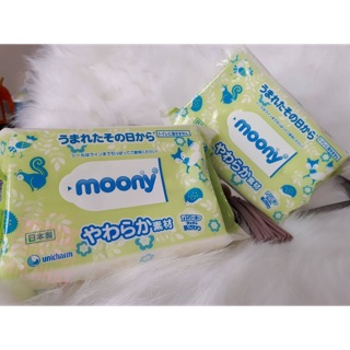 Giấy ướt Moony Nhật Bản gói 80 tờ