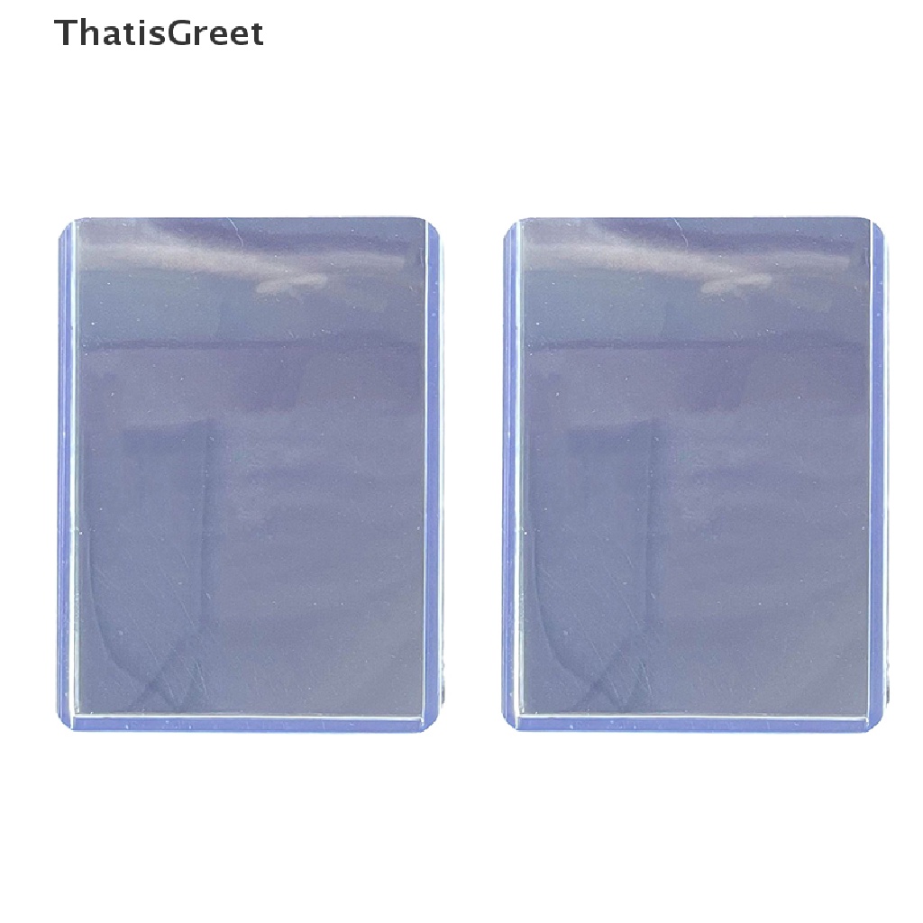 (thsgrt) 10/25PCS 35PT Top Loader 3X4" Board Game Cards Outer Protector Gaming Trading [HOT SALE]