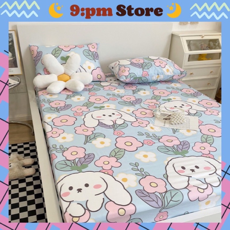 Ga trải giường cho bé, drap giường trẻ em chất liệu poly cotton bền đẹp, đủ kích thước – 9PMSTORE GG01