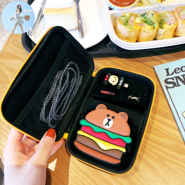 Hộp Đựng Dây Cáp Sạc Tai Nghe Apple Kiểu Hoạt Hình Đáng Yêu | BigBuy360 - bigbuy360.vn
