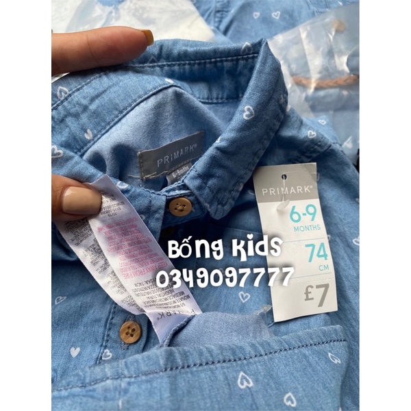 Váy Denim Kèm Belt Trái Tim PR