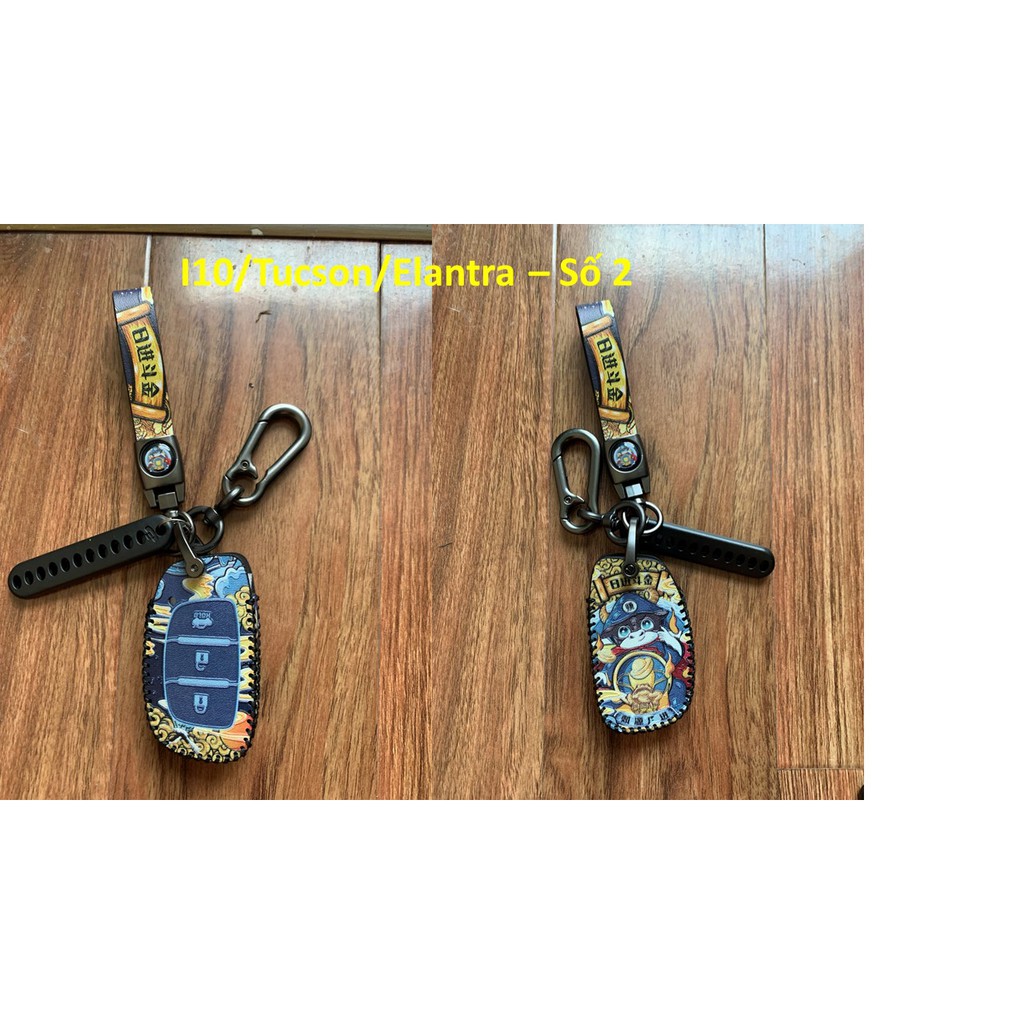Bao da chìa khóa tài lộc cho Hyundai I10, Tucson