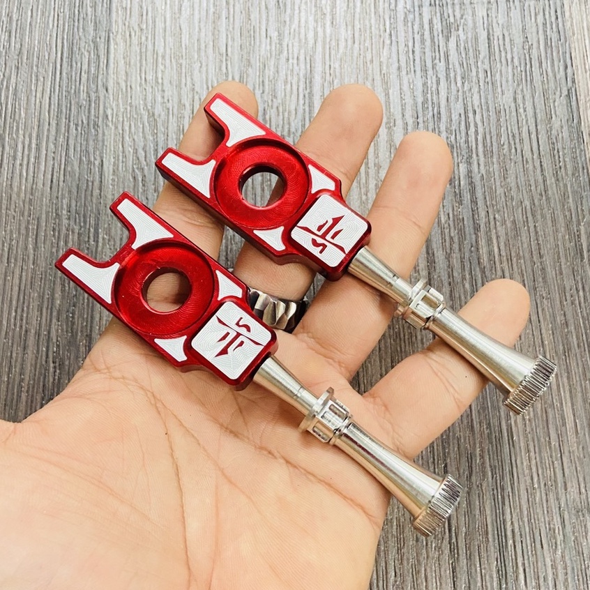 Bát tăng sên Salaya v2 chất liệu nhôm nguyên khối cnc kèm ốc tăng sên inox lắp cho WAVE, DREAM các đời