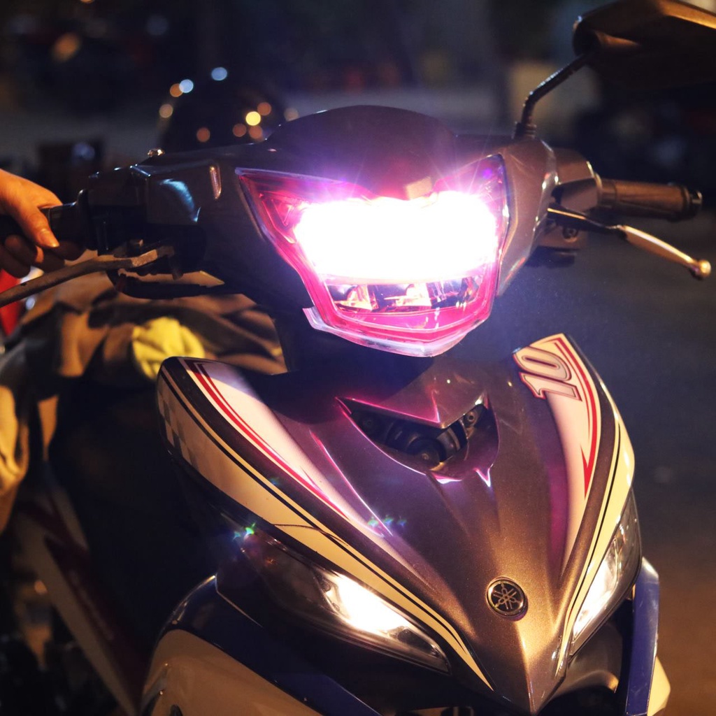 Chóa đèn led EXCITER 150, đèn pha led Ex 150 2 tầng Zhi.pat chính hãng - Bảo Hành 1 Năm