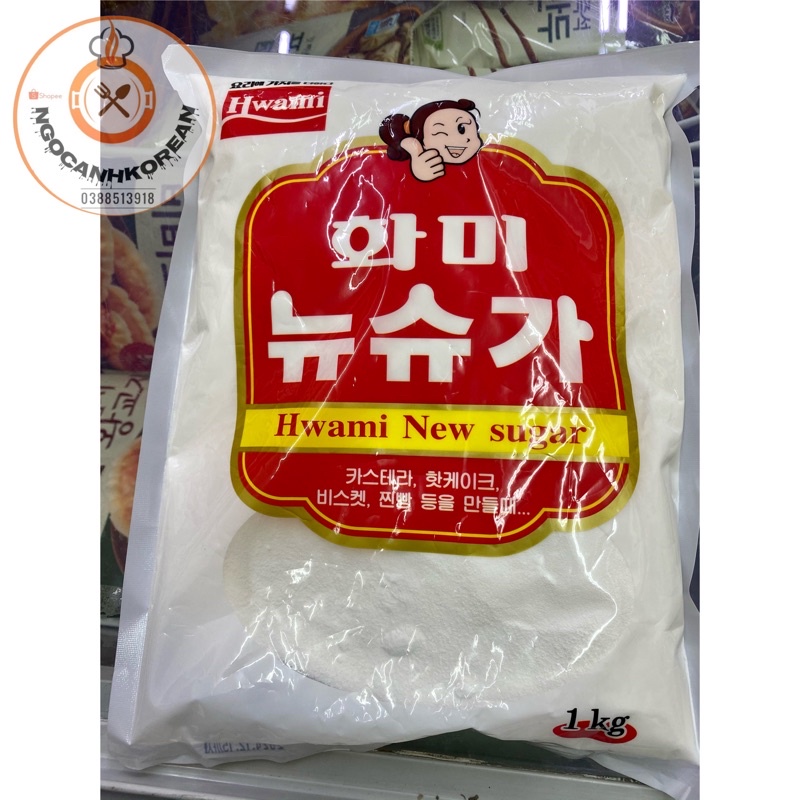 Đường hóa học new sugar Hwami 1kg dung làm bánh