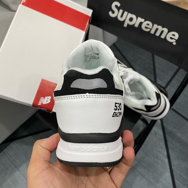 GIÀY NEW.BALANCE 530 ECAP WHITE BLACK LAI AU