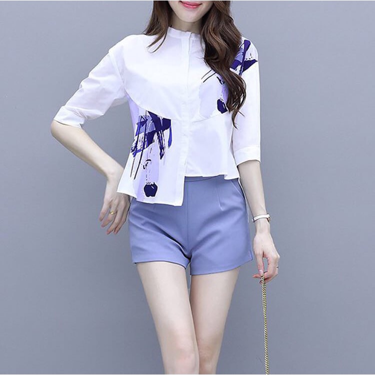 SET BỘ SHORT LỆCH TÀ XINH XẮN - NTL78