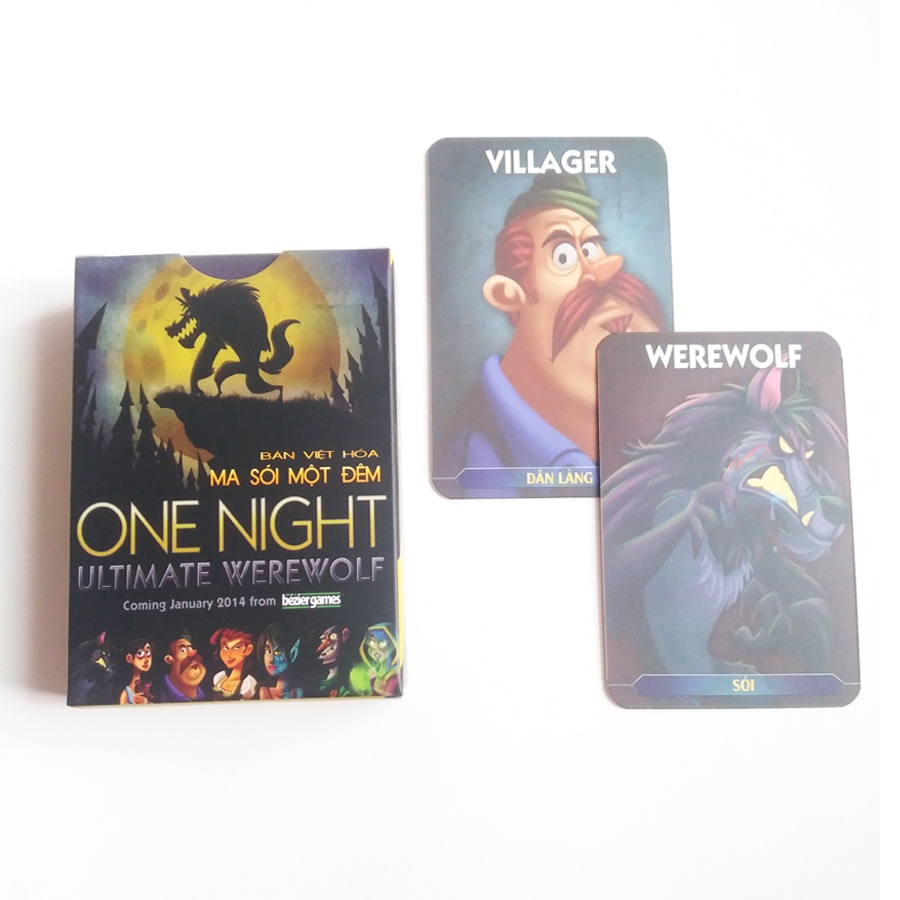 Bài Ma Sói One Night  Việt Hoá - Phiên Bản Đặc Biệt siêu hấp dẫn