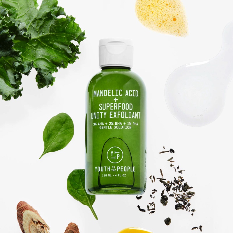 YOUTH TO THE PEOPLE 🌿 Toner tẩy da chết Mandelic Acid + Superfood Unity Exfoliant