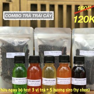 [COMBO]CÁC LOẠI SIRO, TRÀ VÀ BỘT SỮA ĐÀI LOAN