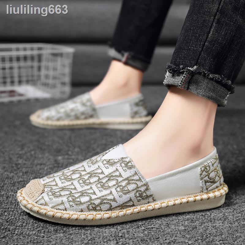 ❂❏♤Giày Lười Vải Canvas Mỏng Thoáng Khí Thời Trang Cao Cấp Cho Nam | BigBuy360 - bigbuy360.vn