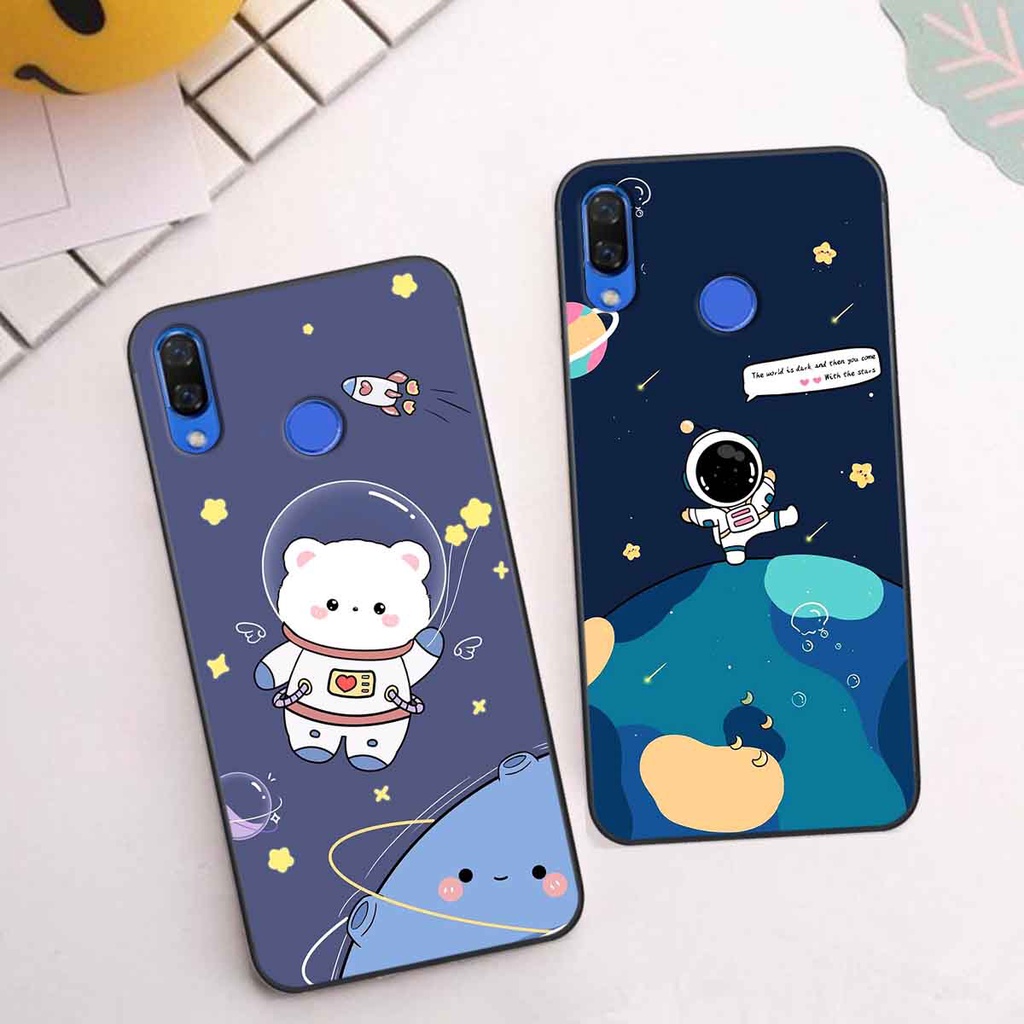 Ốp Huawei Nova 3 / Nova 3i in hình vũ trụ, phi hành gia bầu trời cute dễ thương