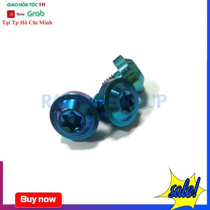 Ốc 10li10 GR5 Đầu Dù Nhiều Màu Gắn Xe Máy (Giá 1 Con)