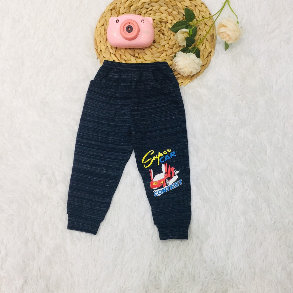 Quần dài cho bé trai bé gái thu đông size 2-6Y Dokma sale DQM360 Lamiha