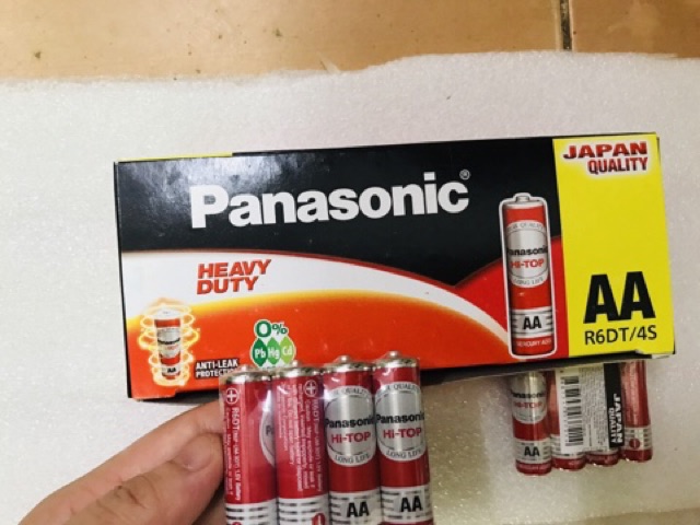 Hộp 60 viên pin tiểu đỏ Panasonic AA nhập khẩu chính hãng 100%