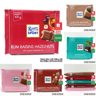 [Hỏa Tốc] Socola Ritter Sport thanh 100g