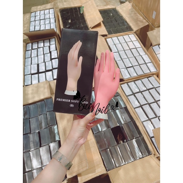 Bàn Tay Silicon Học Làm Nail ( Hàng Sịn )