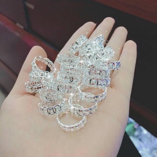 Nhẫn kim tiền bạc itay 925