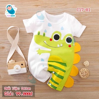 Body sơ sinh, bộ body chíp cho bé chất cotton mềm hàng Quảng Châu cao cấp size 5-14kg