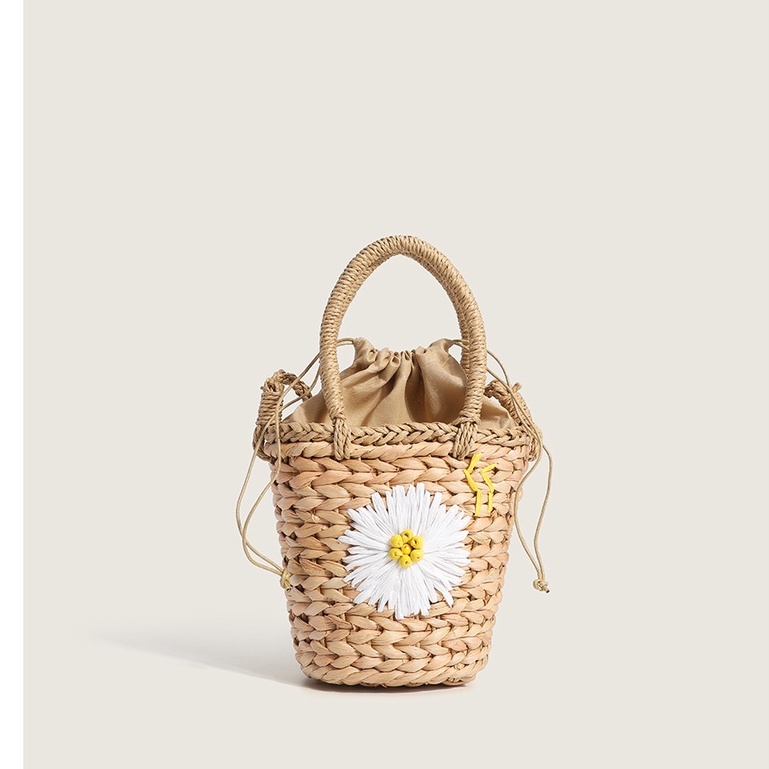 Mới Túi Đeo Vai Đan Lát Thiết Kế Xinh Xắn Cho Nữ