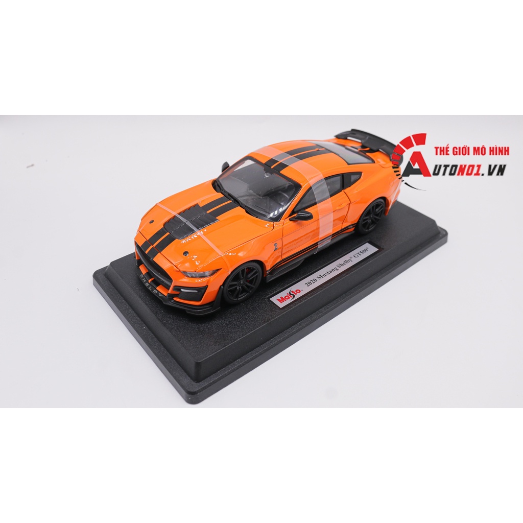 MÔ HÌNH XE FORD MUSTANG SHELBY GT500 2020 FULL KÍNH, FULL OPEN 1:24 MAISTO 7932 7933