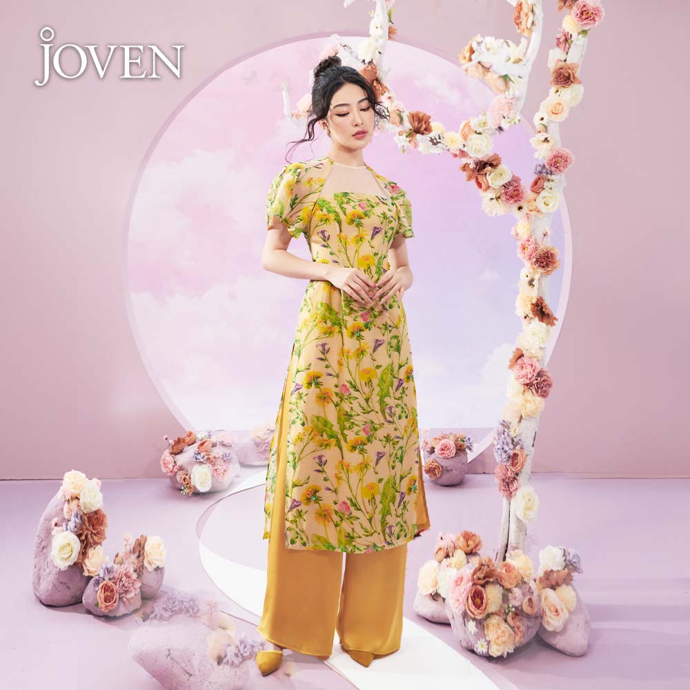 JOVEN - AD22 Áo Dài Lục Uyển Joven (Không kèm quần)