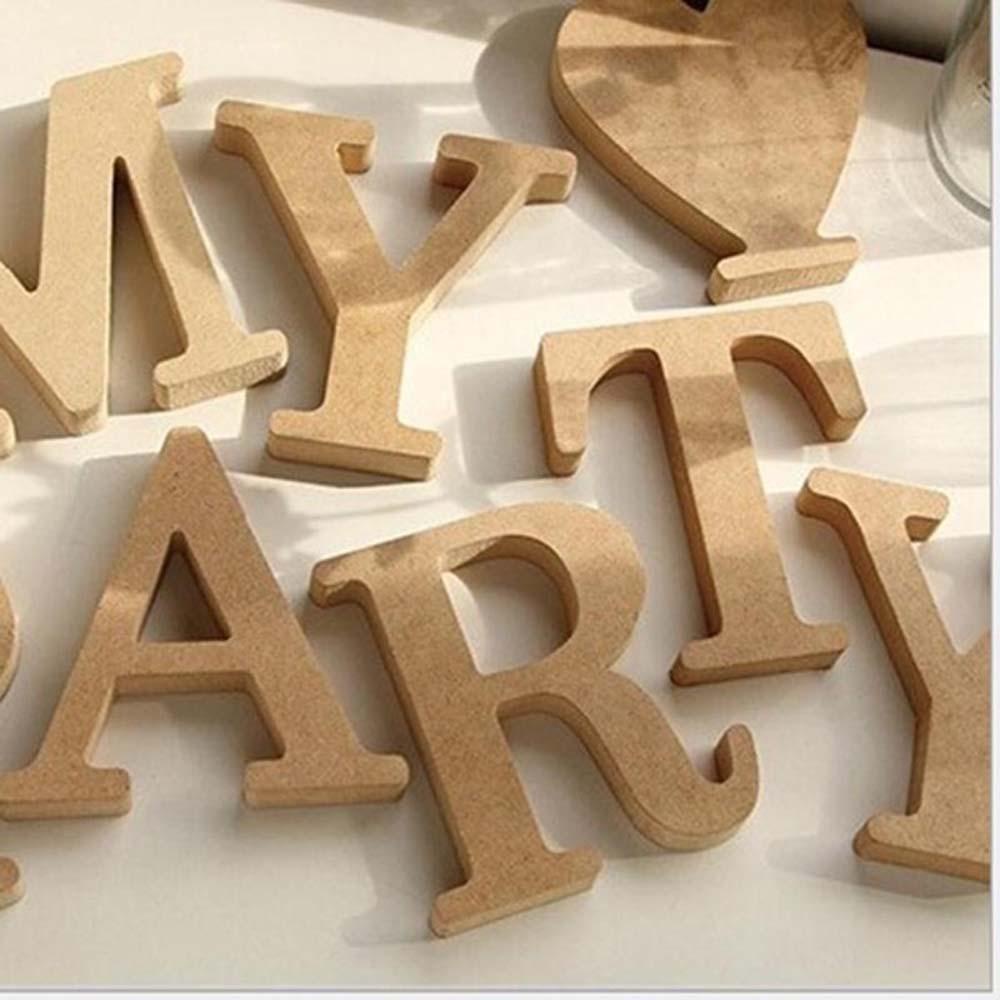 PATRICIA Bảng Chữ Cái Bằng Gỗ Dùng Trang Trí Sinh Nhật / Đám Cưới
