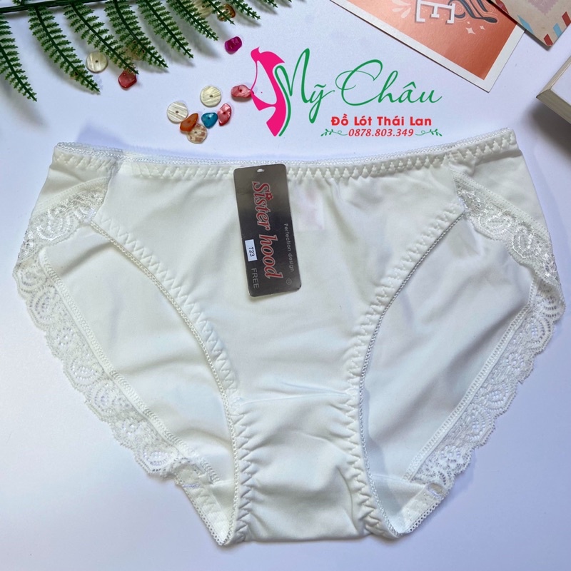 Quần Lót Nữ Thun Lạnh Phối Ren Trẻ Trung Dễ Thương Siêu Bền Hàng Nhập Khẩu, MỸ CHÂU - SHOP ĐỒ LÓT THÁI LAN 723 | BigBuy360 - bigbuy360.vn
