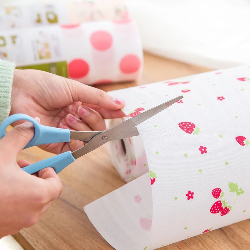 Giấy lót ngăn tủ đựng chén đĩa chống ẩm chống trơn trượt không thấm nước
