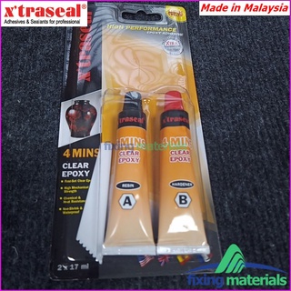 Keo dán đa năng x'traseal Epoxy 4 Phút (Keo AB, không màu)