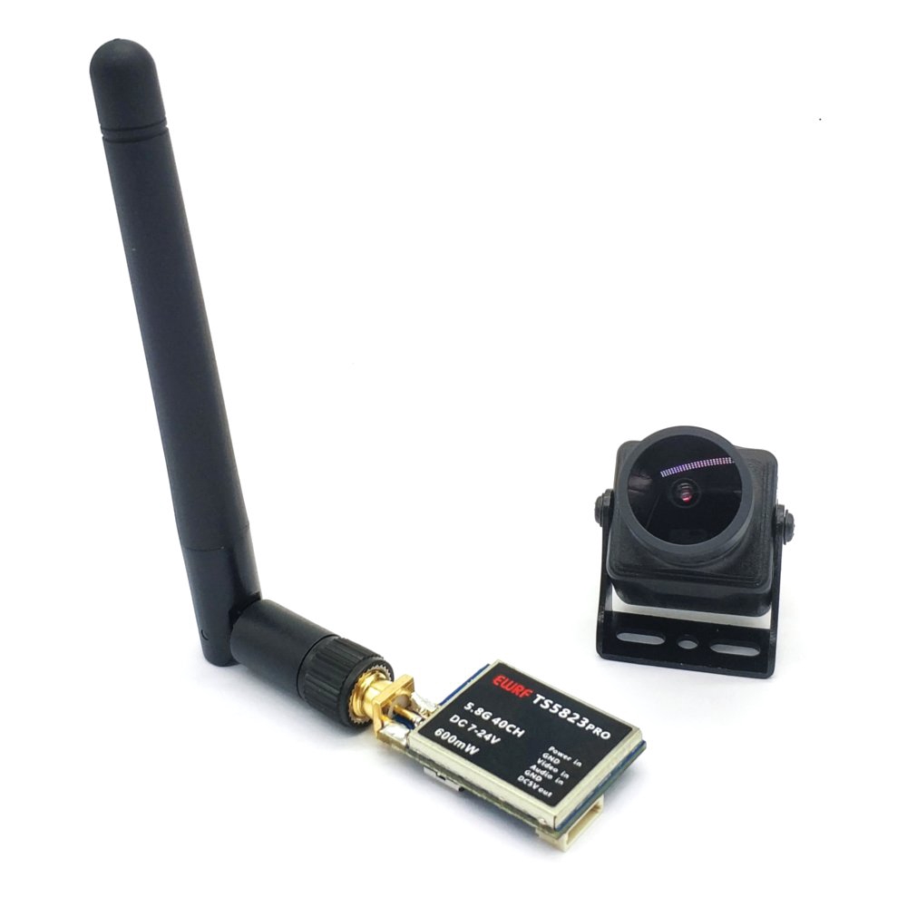 Bộ truyền tín hiệu nâng cấp Ewrf Ts5823Pro 5.8ghz 40ch 600mw Fpv Vtx Cmos 1200tvl cho camera/ máy bay RC