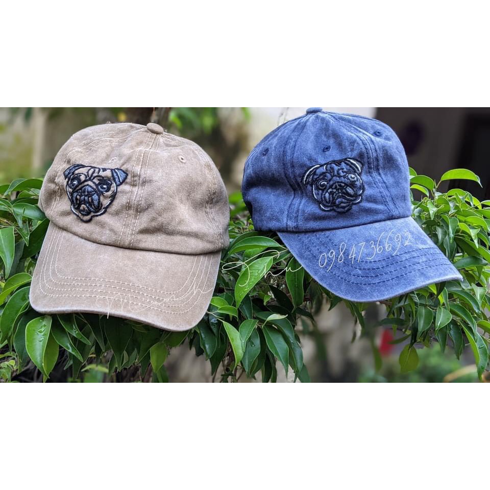 Nón/Mũ lưỡi trai thêu tay handmade độc lạ