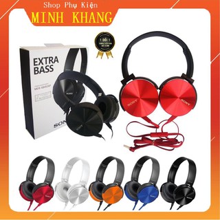 Tai nghe chụp tai extra bass mdr-xb450ap âm thanh cực chất - đệm mút không đau tai