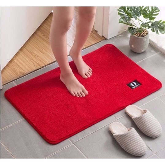 Thảm Lau Chân Chùi Chân Nhà Tắm cao cấp đế cao su hút nước, chống trượt